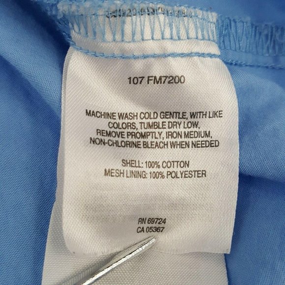 Men’s Columbia PFG Short Sleeve Shirt Button Down Fishing Vented Blue Size XL - Picture 7 of 12